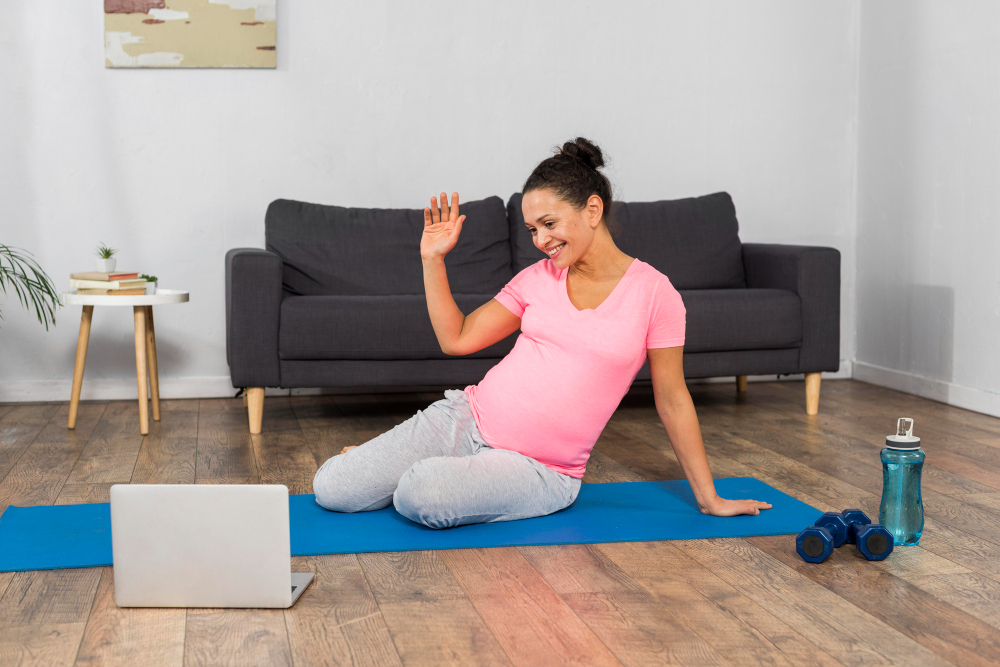 Comfortable clothes and a harmonious place are two things you need for your online yoga classes