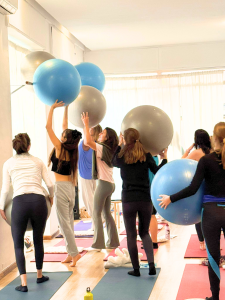 pelota yoga embarazadas