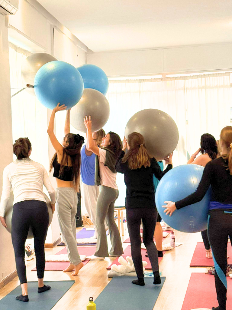 pelota yoga embarazadas